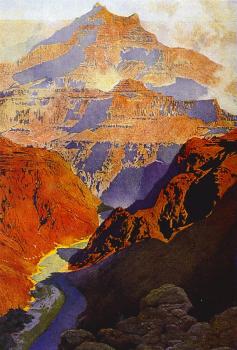 Maxfield Parrish : Grand Canyon